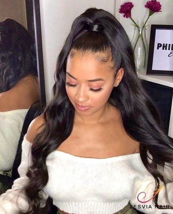 Pack of Five (5)Unit -Unprocessed Wavy Laos Pony Tails