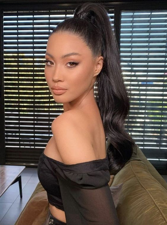 Pack of Three (3)Unit- Unprocessed Wavy Cambodian Pony Tails