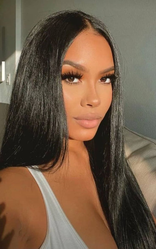 Pack of Three (3) Unit- Unprocessed Straight Cambodian Clip in
