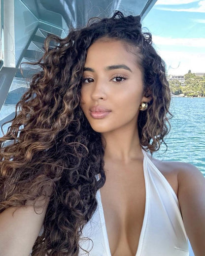 Pack of One (1) Unit- Unprocessed Curly Cambodian Feather Weft