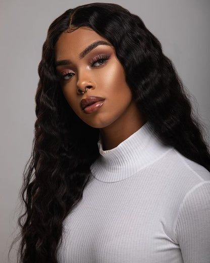 Pack of One (1) Unit- Unprocessed Curly Laos Wigs