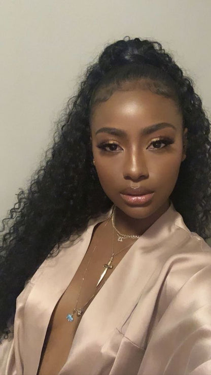 Pack of One (1) Unit - Unprocessed Curly Vietnamese Pony Tails