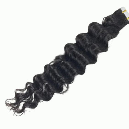 Pack of Three (3) Unit- Unprocessed Curly Cambodian Tape In