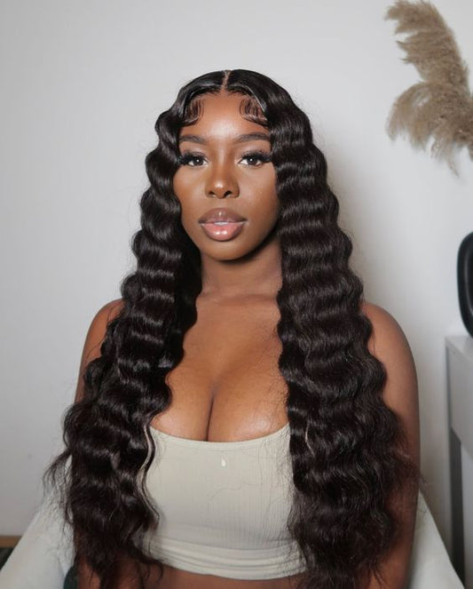 Pack of One (1) Unit Closure - 100% Unprocessed Curly Cambodian Closure Frontal
