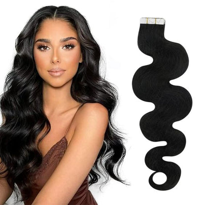 Pack of Five (5) Unit-  Unprocessed Wavy Cambodian Tape In