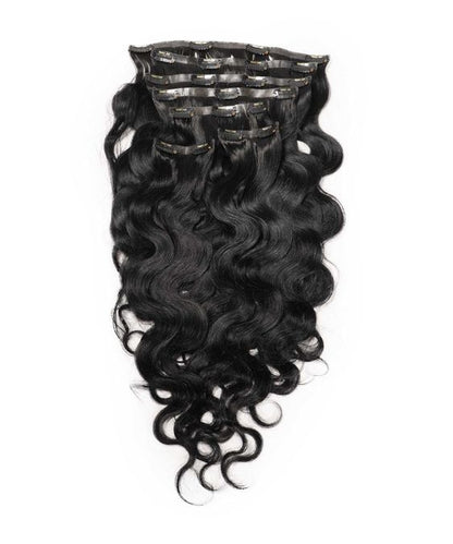 Pack of Five (5) Unit- Unprocessed Wavy Cambodian Clip in