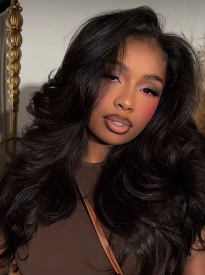 Pack of Three (3) Unit Closure - 100% Unprocessed Wavy Cambodian Closure Frontal