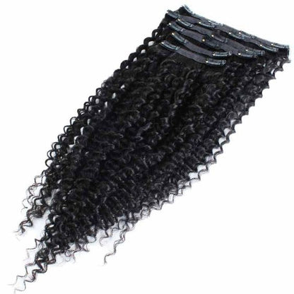Pack of Three (3) Unit- Unprocessed Curly Laos Clip in