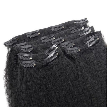 Pack of Three (3) Unit-  Unprocessed Textured Laos Clip in