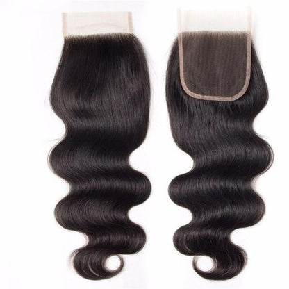 Pack of Three (3) Unit Closure - 100% Unprocessed Wavy Laos Closure Frontal