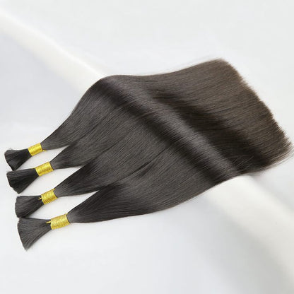 Pack of Three (3) Unit- Unprocessed Straight Laos Bulk Hair