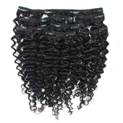 Pack of Five (5) Unit- Unprocessed Curly Vietnamese Clip in