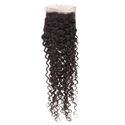 Pack of Five (5) Unit Closure - 100% Unprocessed Curly Vietnamese Closure Frontal